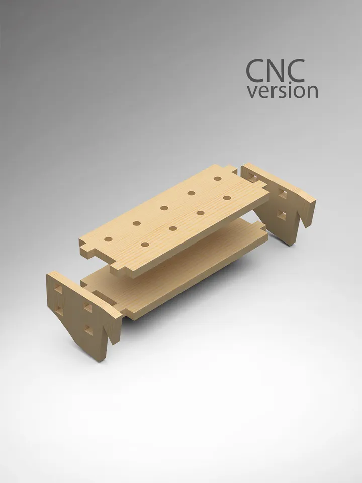 Drill bits for concrete Rack Plans (PDF, SVG) for Workshop – DIY French Cleat Storage System