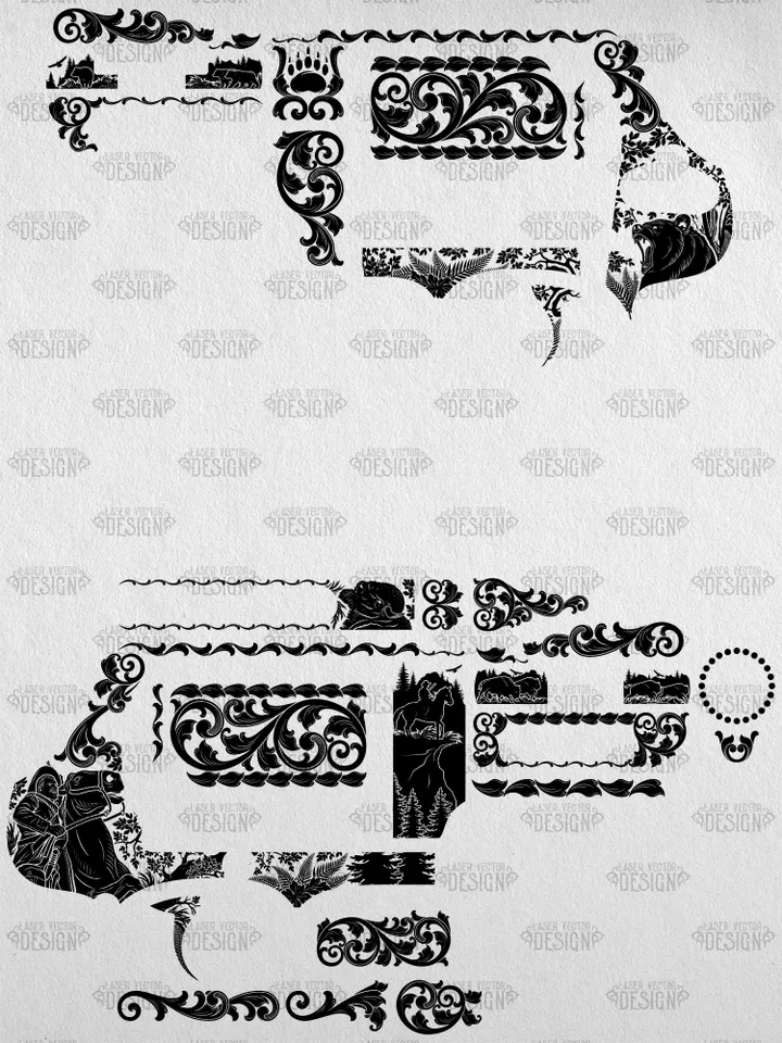 VECTOR DESIGN Smith & Wesson Performance Center 460 3,5 in Scrollwork