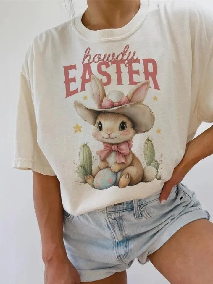 Howdy Easter PNG, Digital Download,Easter png,Kids Easter png,Digital Design,Happy Easter,Western Easter png,Western Bunny png,Trendy png