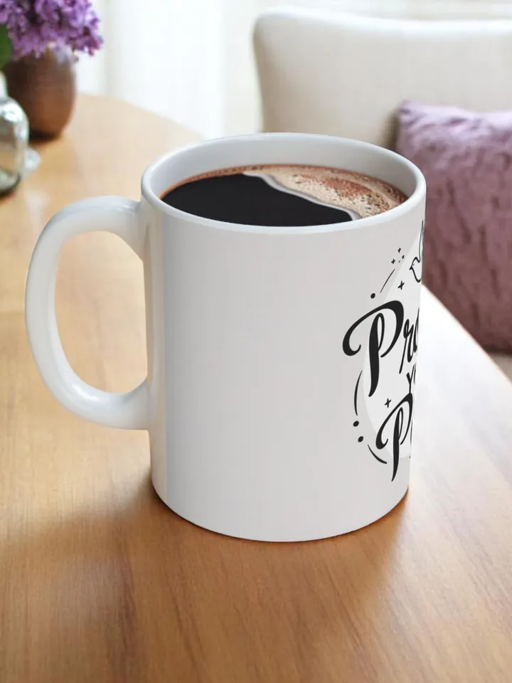 Protect Your Peace Ceramic Mug, Inspirational Coffee Cup, Self-Care Gift, Motivational Tea Mug, Mindfulness Present, Cozy Drinkware