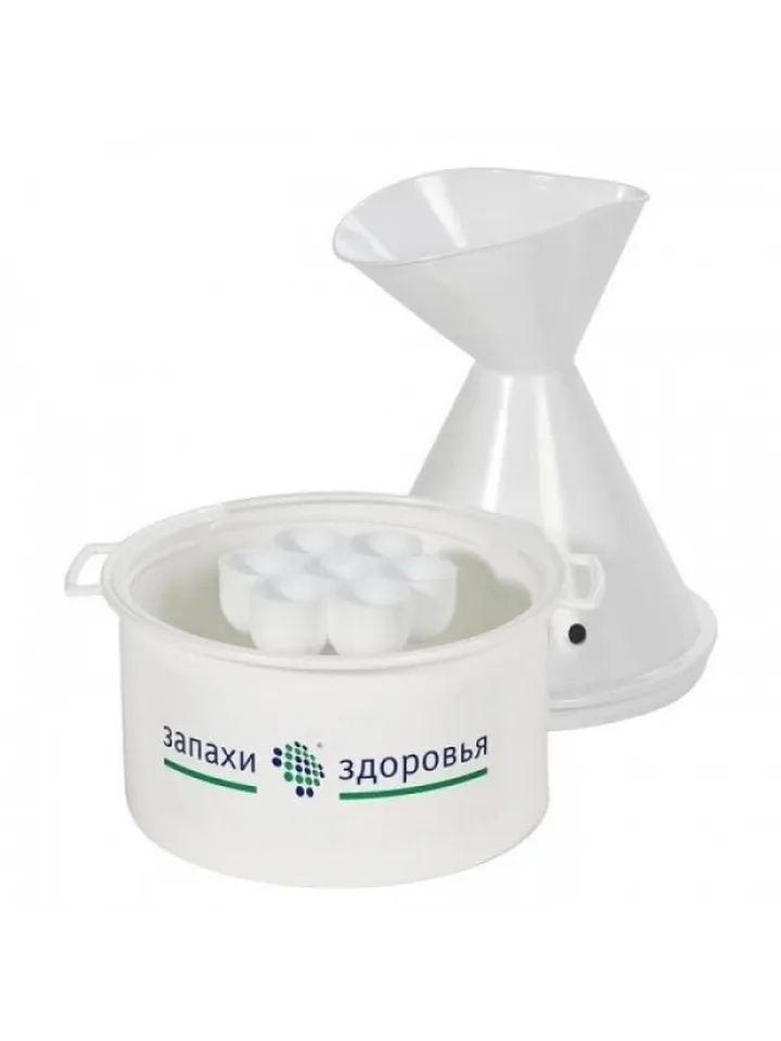 Steam inhaler Odors of Health. The inhaler is warm.