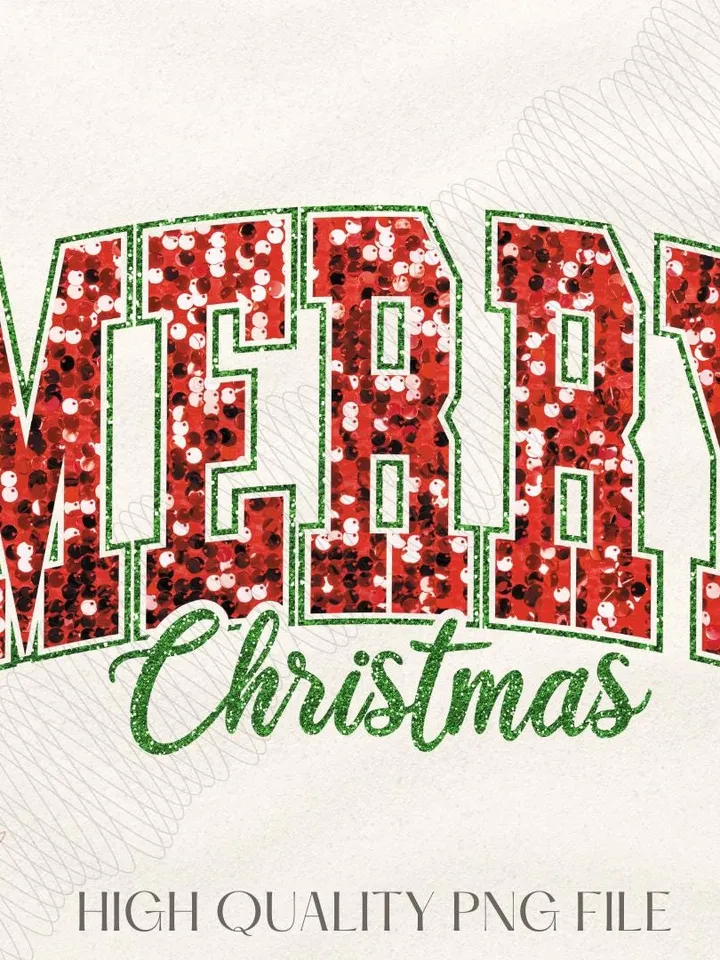 Christmas Glitter Png, Merry Christmas Png, Retro Christmas Png, PNG, Santa Claus PNG, Bundle Png, Sublimation Designs