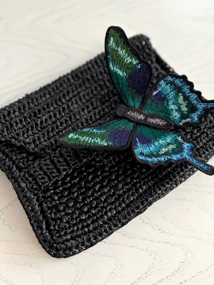Machine Embroidery Design “Emerald Butterfly” 3D