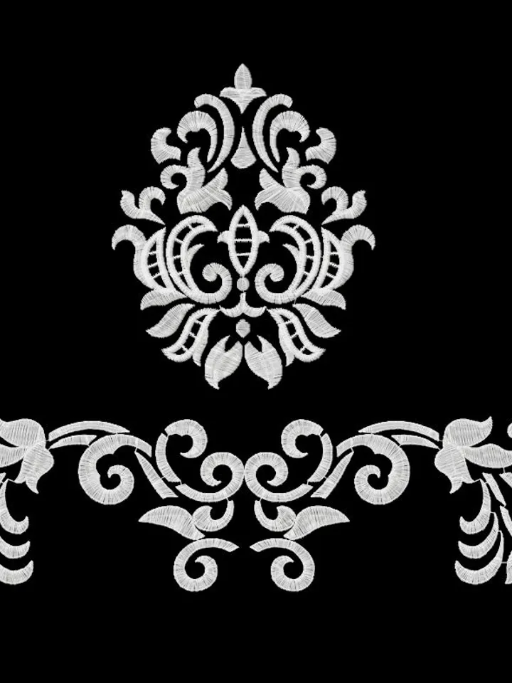 Damascus set Machine Embroidery Design DIGITAL EMBROIDERY