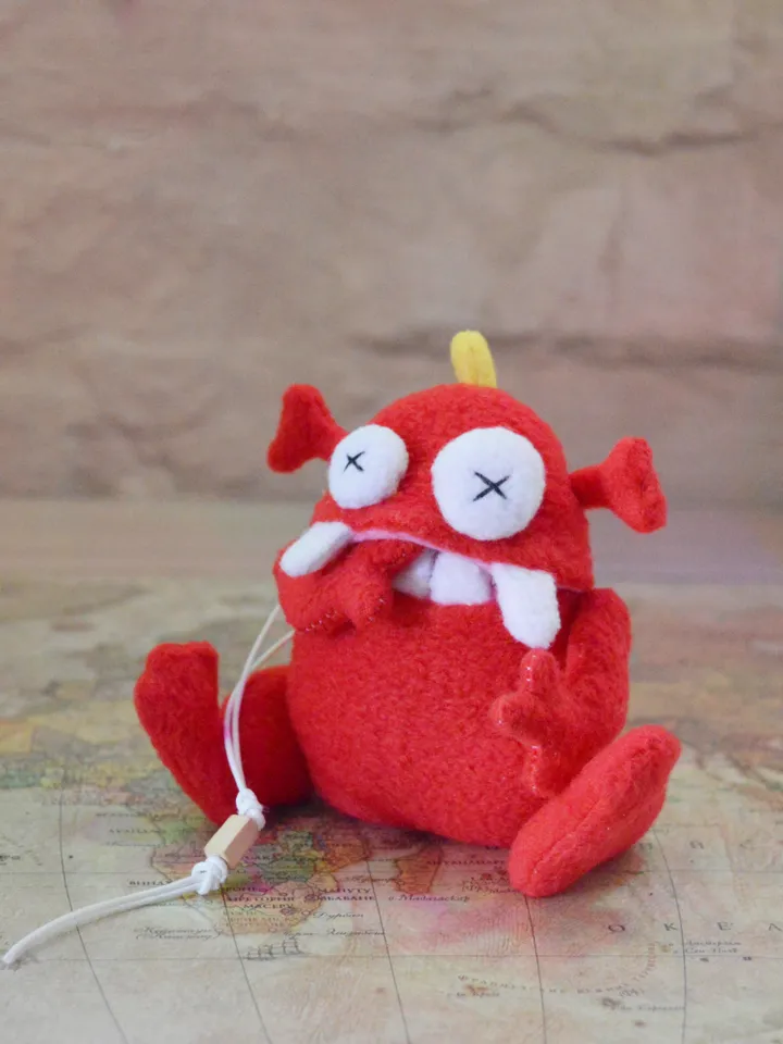 Fleece Plush Toy Pattern – Dragon Tail Monster Softie PDF