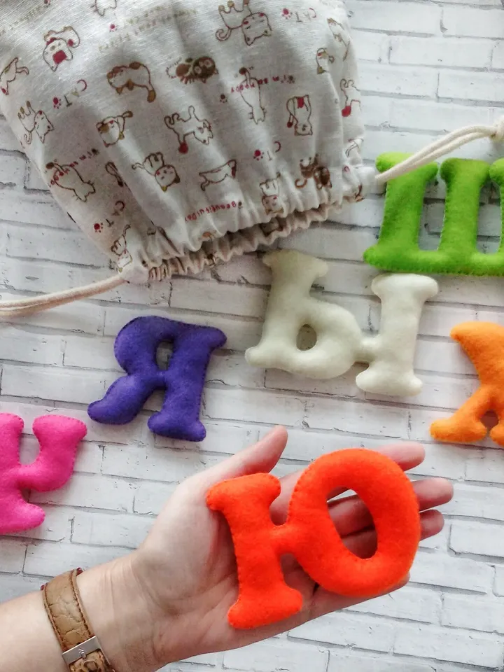Russian Alphabet Soft Russian Letter Baby shower ideas Preschool Alphabet as a gift Abc Educational Soft ABC Letters
