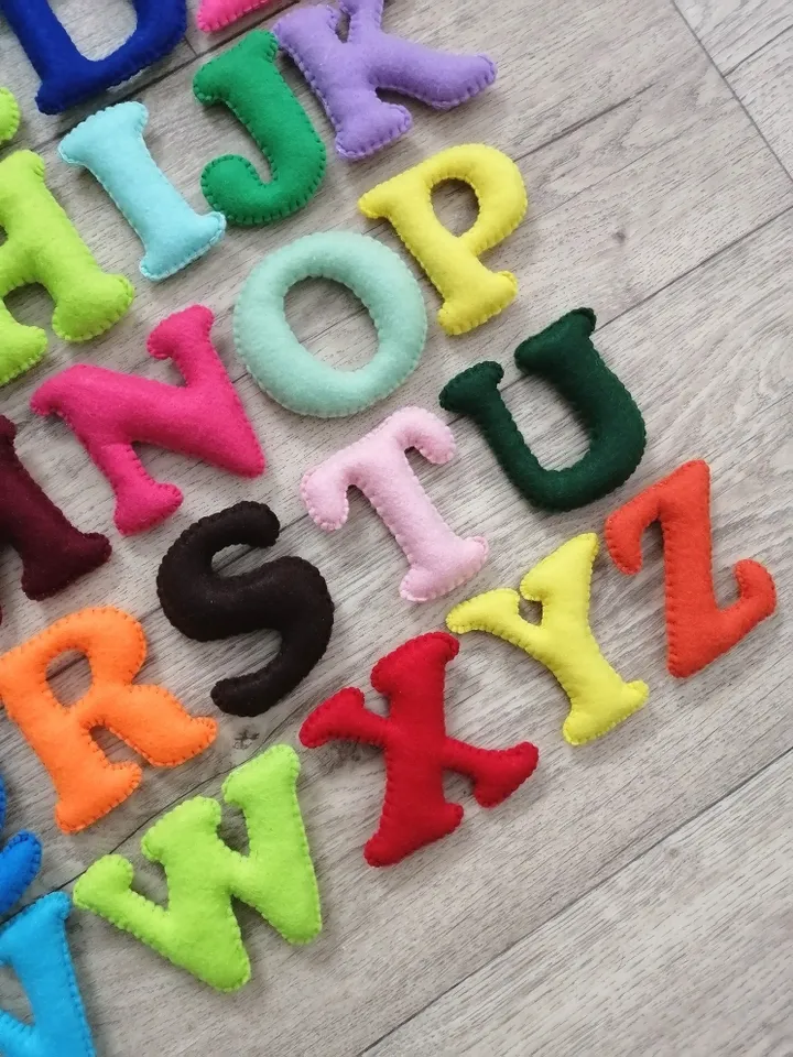Soft English Alphabet for kids Felt Letters ABC Learning Letters Baby ...