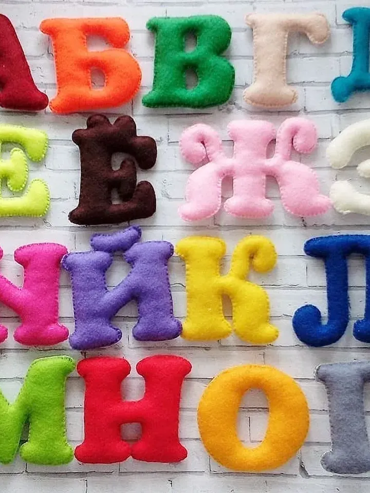 Russian Alphabet Soft Russian Letter Baby shower ideas Preschool Alphabet as a gift Abc Educational Soft ABC Letters