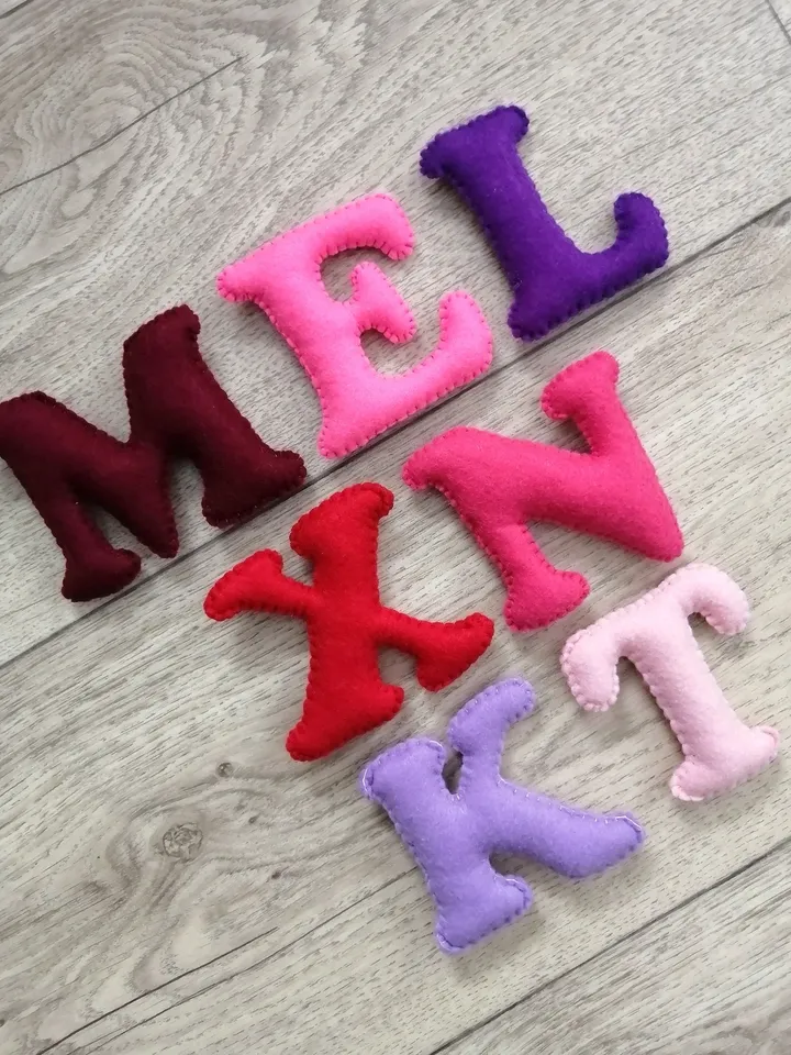 Soft English Alphabet for kids Felt Letters ABC Learning Letters Baby ...