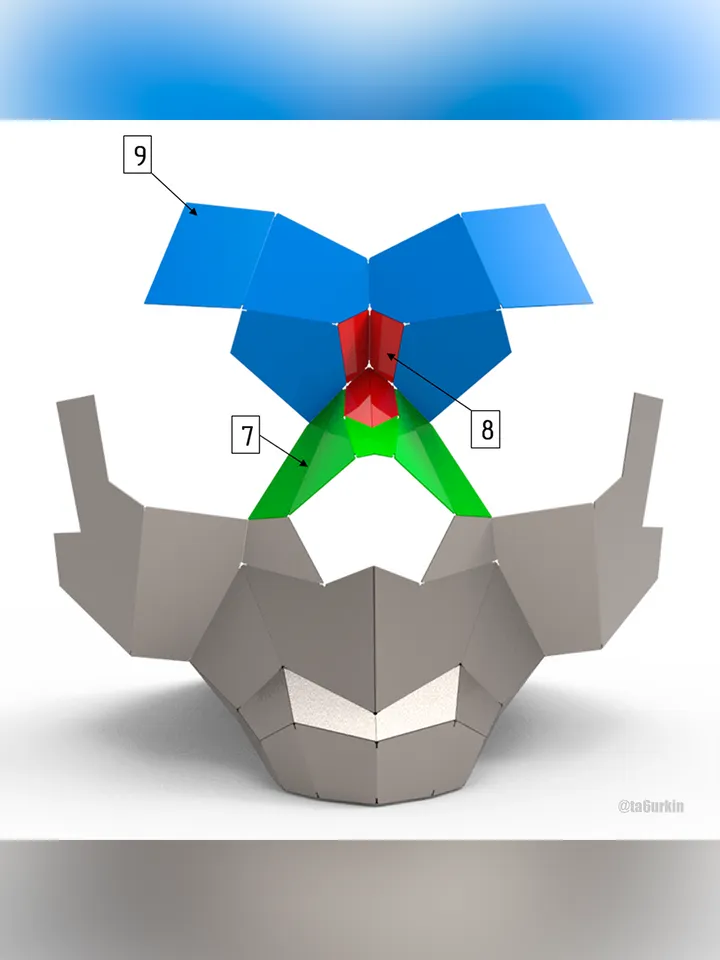 Welding Project Plans Drawings Skull Fire Pit (DXF, PDF)