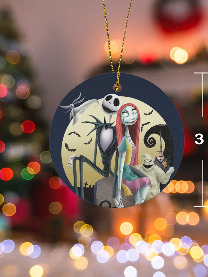 Nightmare before Christmas Ceramic Ornament