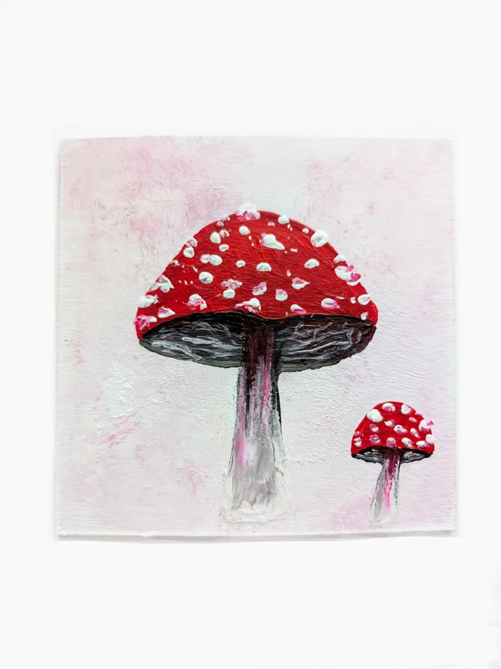 "Fly agarics" miniature painting 🍄
10*10cm