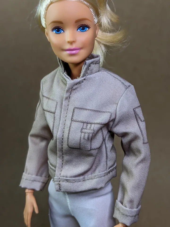 Light jacket for 1/6 scale fashion female dolls