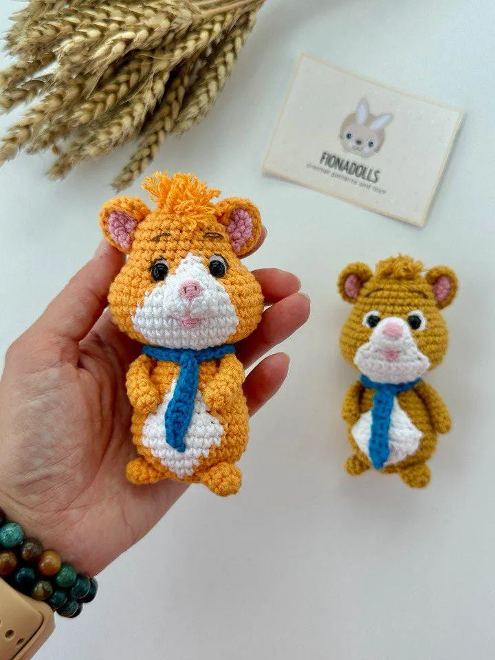 Crochet pattern hamster - Amigurumi pattern pet toy - Pdf English tutorial