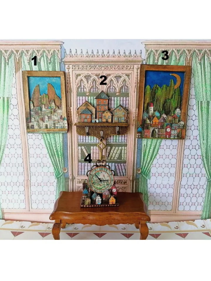Dollhouse accessories. Dollhouse miniature.1:12 scale.