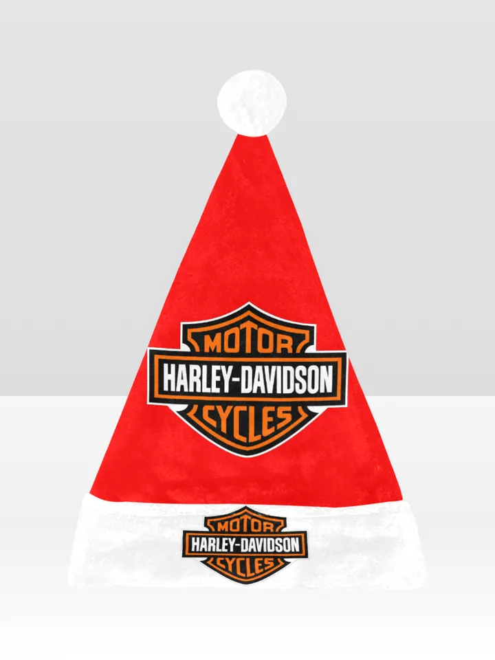 Harley Davidson Santa Hat