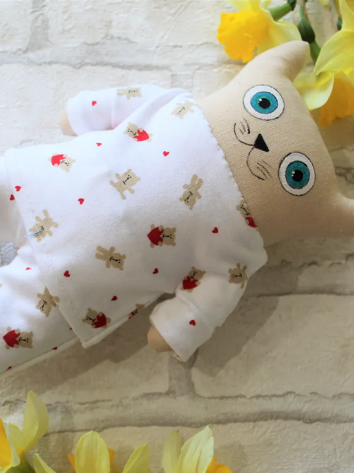 Cat toy pattern – Stuffed animal pattern - soft toy sewing pattern - Christmas gift idea