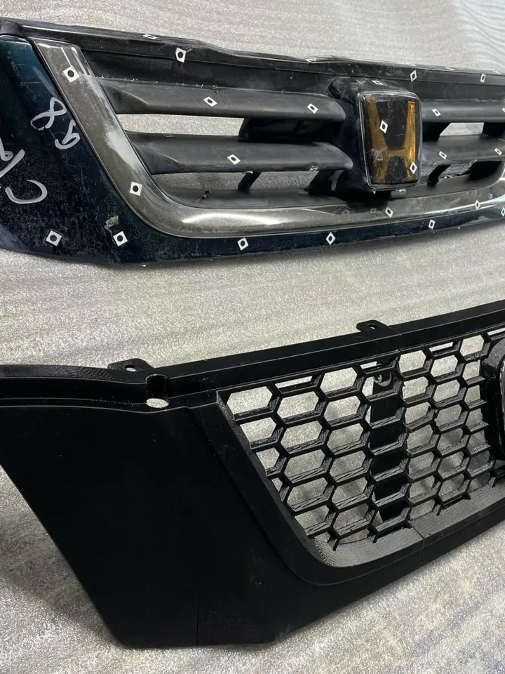FRONT Bumper Grille Euro-R for Honda Cr-V Rd1 Rd2 96-01