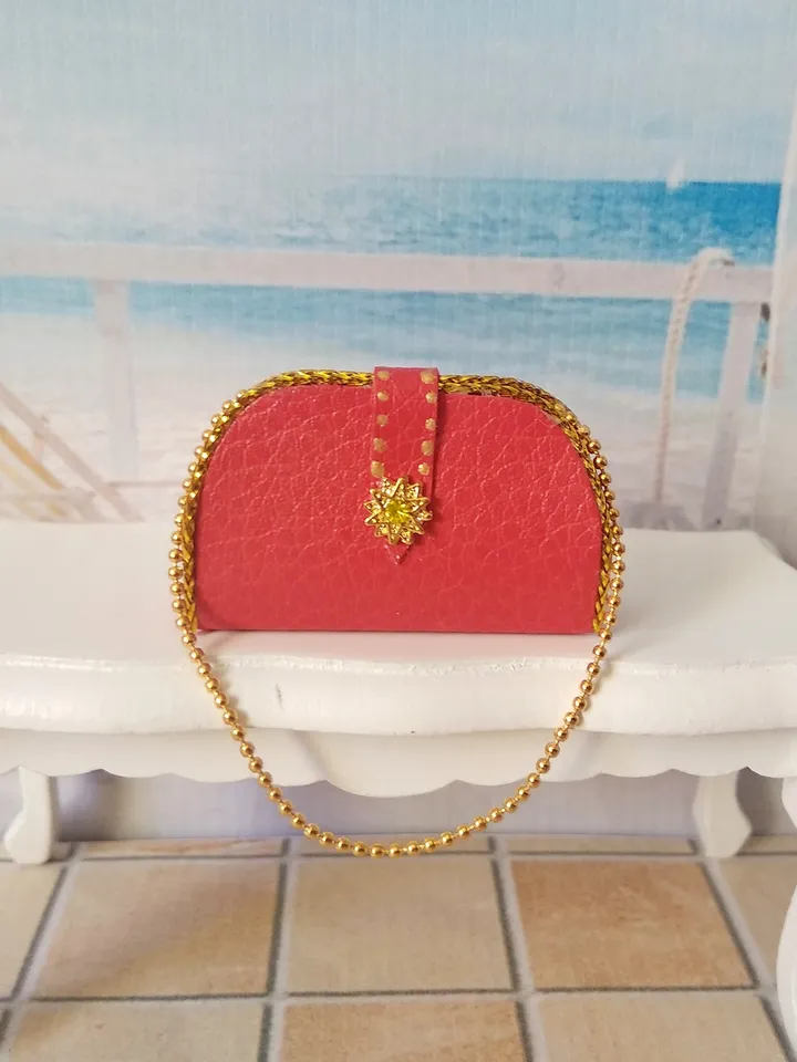 Doll bag. Handmade.1:12 scale.