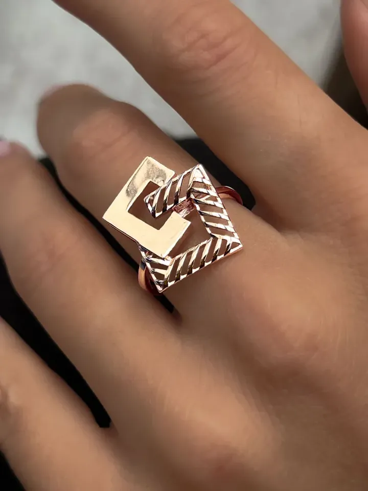 Ring Silver gold plated 925 assay value