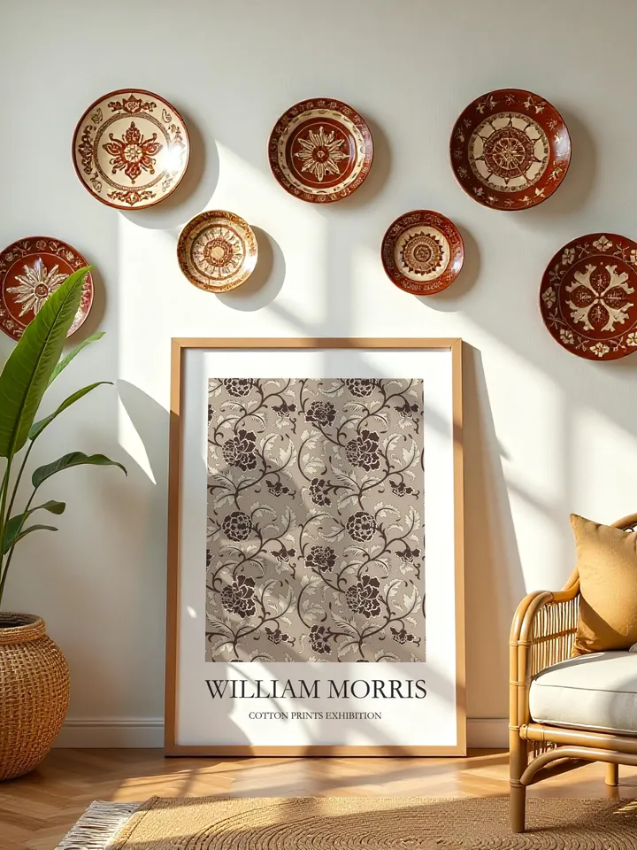 Vintage William Morris Poster Museum Style Wall Print Textile Pattern Digital Art Home Gallery Decor Classic Interior Design Piece Download