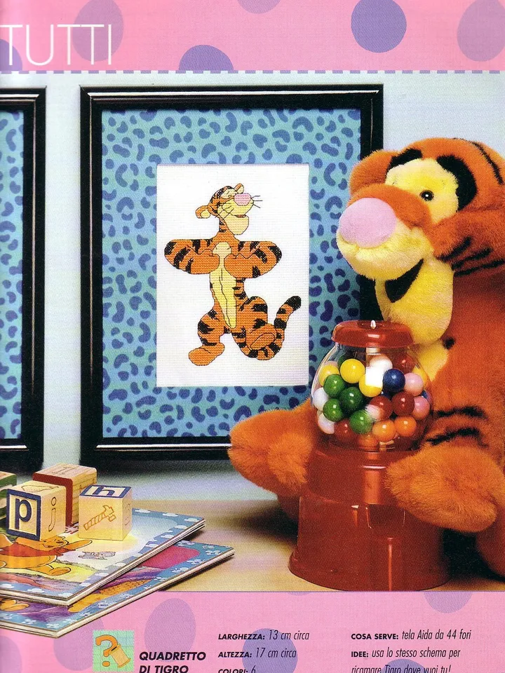 Winnie Pooh and Friends Cross Stitch Pattern Digital Download PDF