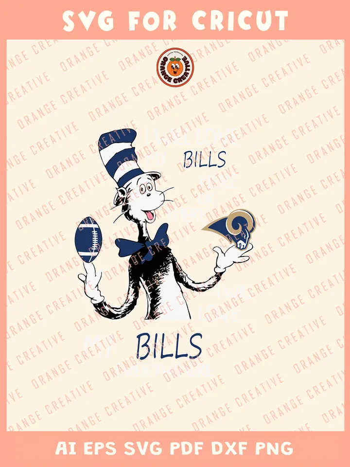 I Will Love My Los Angeles Rams Svg, NFL Los Angeles Rams Team Svg, NFL Football SVG for cricut, Rams Team Gift For Girls, Svg Files for Cricut, Png, Dxf, Digital Download