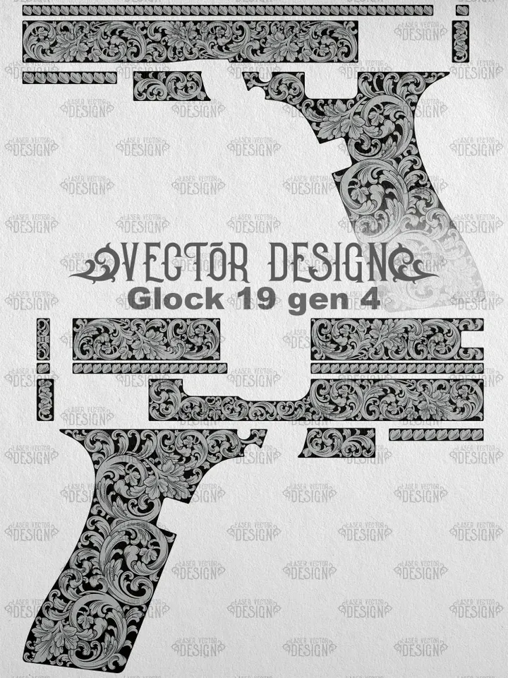 VECTOR DESIGN Glock 19 gen 4 Scrollwork
