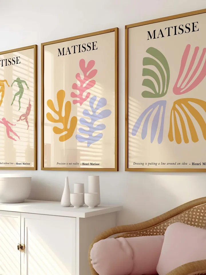 Henri Matisse Art Print Set of 10, Modern Abstract Wall Art, Matisse Gallery Wall Set, Museum Exhibition Poster, Matisse Poster Set Digital
