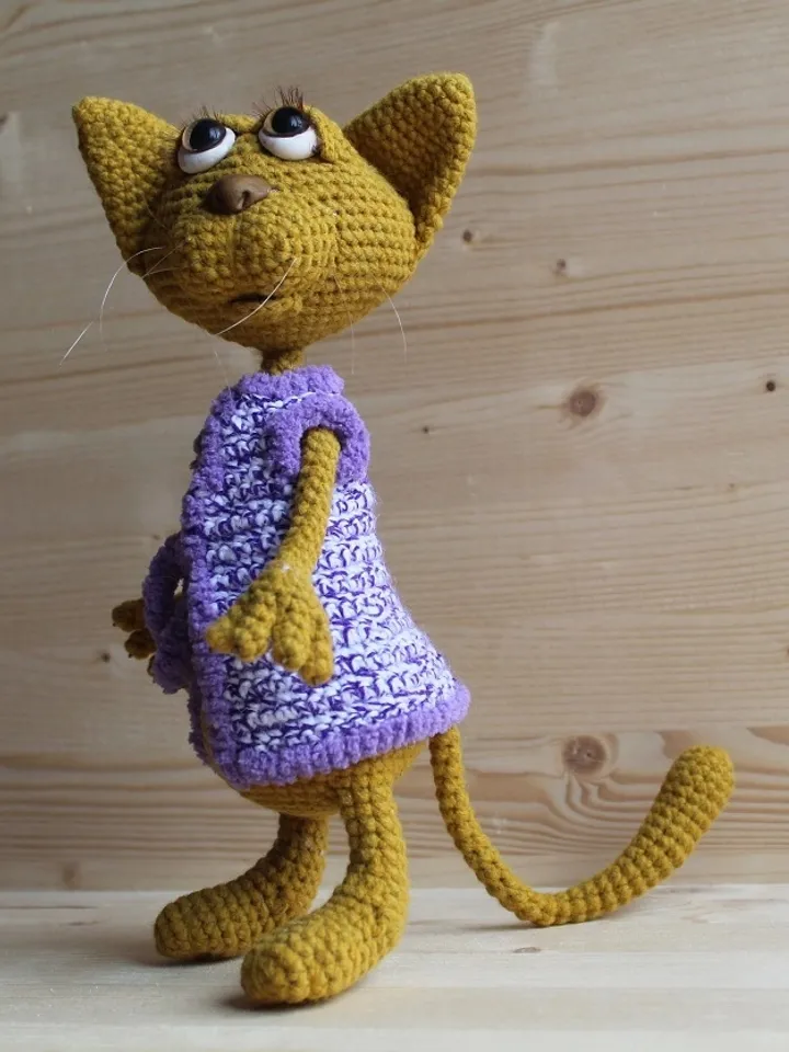 Crochet pattern cat - digital pattern (tutorial) PDF