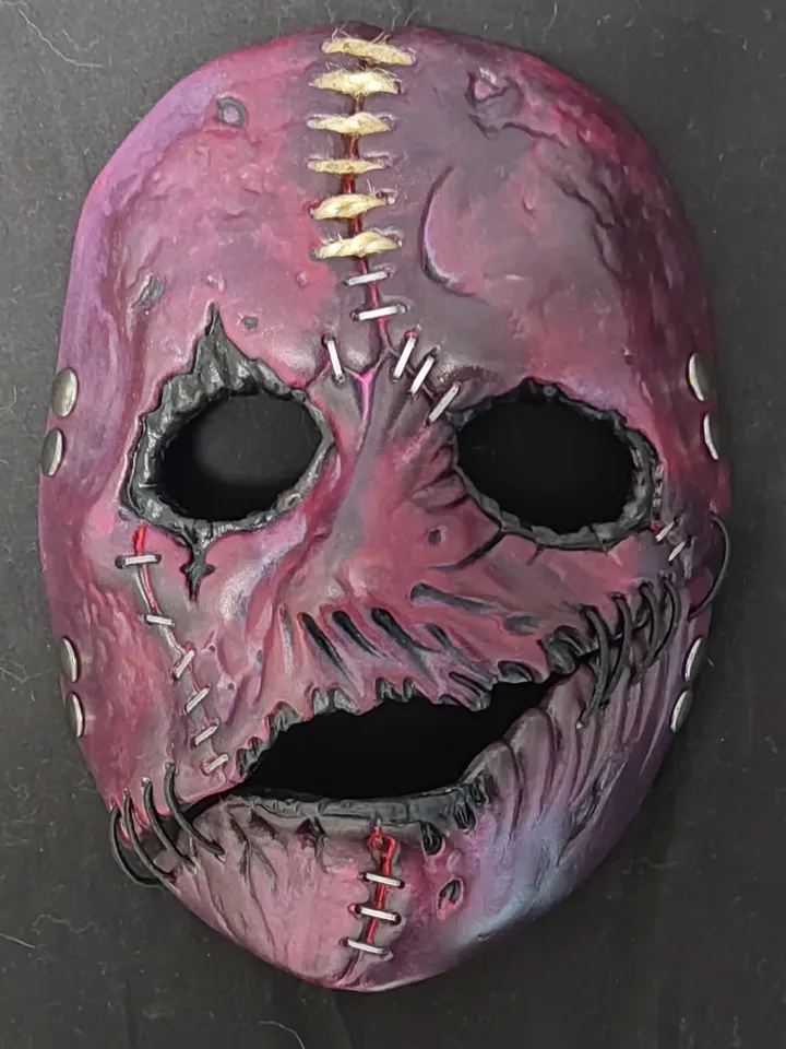 Buy Slipknot Corey Taylor Vol.3 mask for Halloween, cosplay, show and collecots(RED)