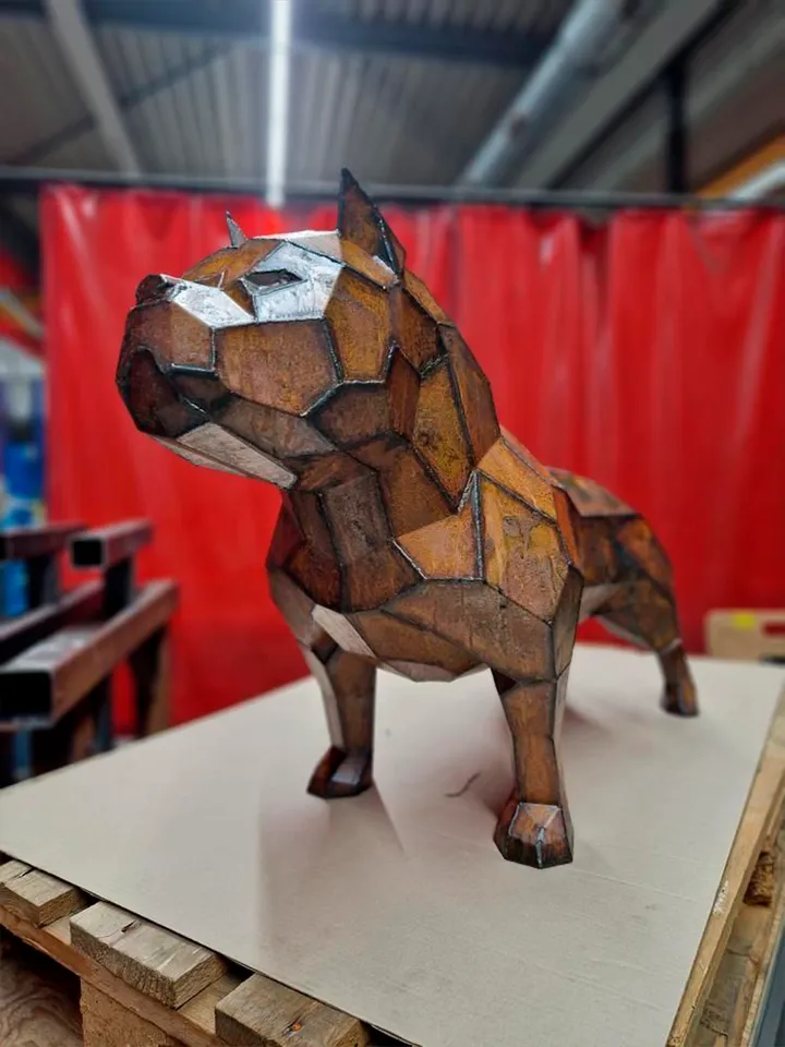 Welding Project Plans Drawings American Bully (v1) (DXF, PDF)