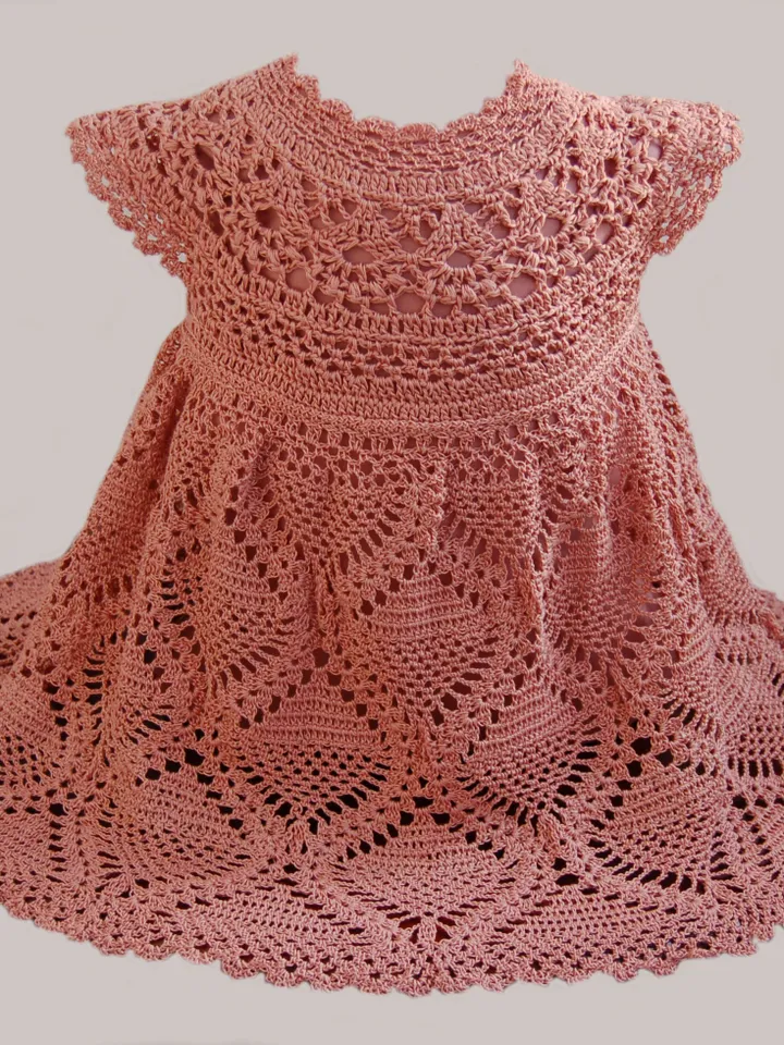 Crochet Pattern Baby Dress, Crochet Baptism Dress Pattern, Newborn Outfit, Baby Girl Clothes, Crochet Summer Baby Dress Pattern PDF in English