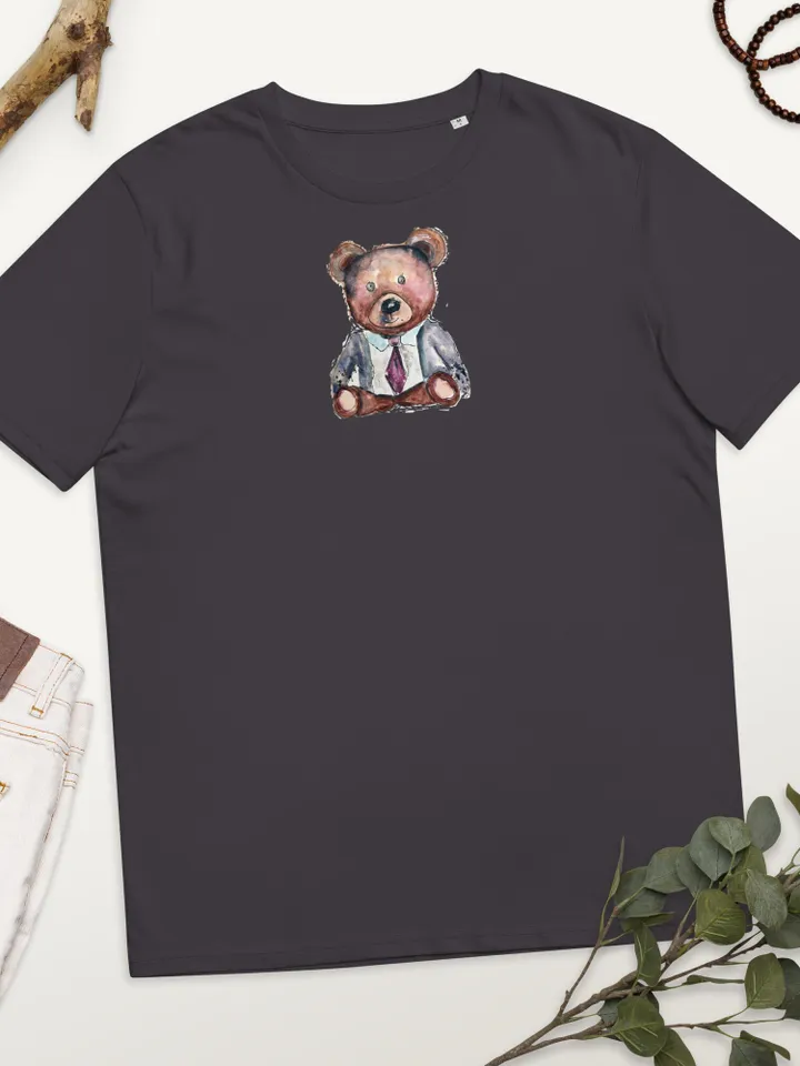 Teddy bear Unisex organic cotton unique design t-shirt