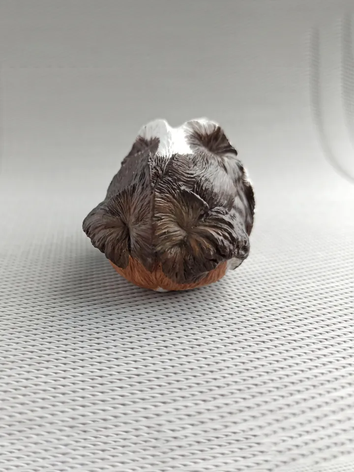 Custom fluffy guinea pig figure