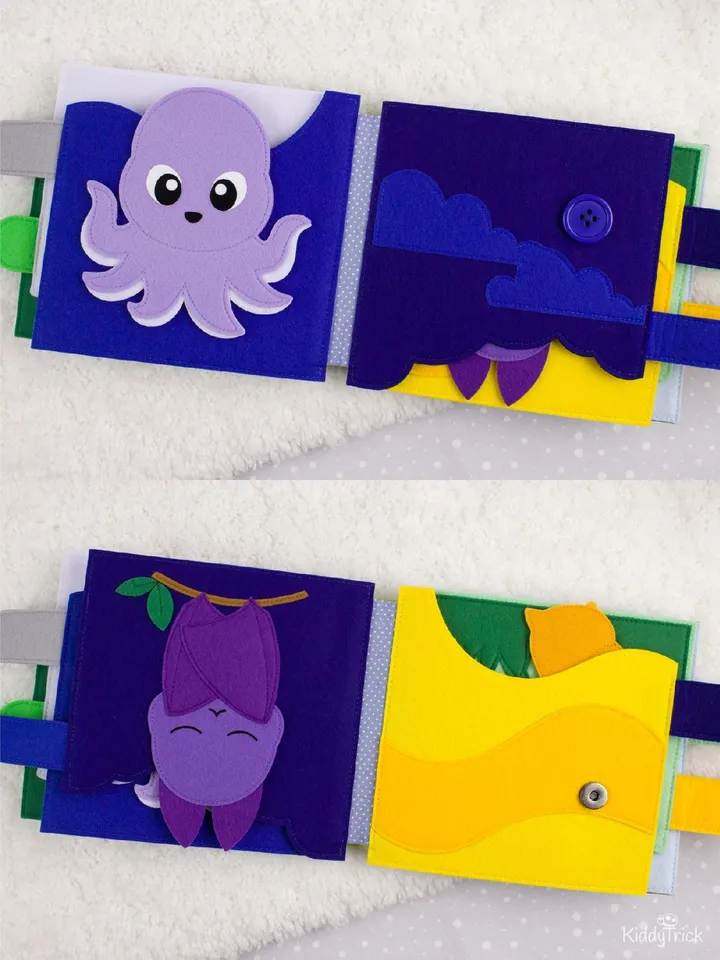 Felt Buckle Book - Sewing Pattern