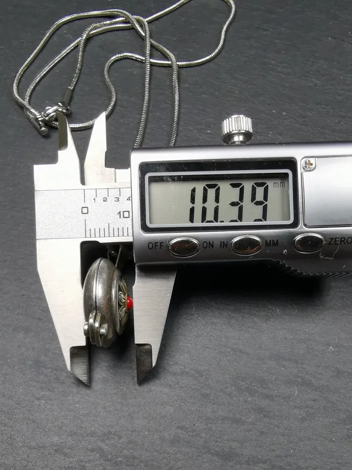 Gandhanra Handmade Antique Silver Gau Ghau Shrine, Flower Pattern Gau Box, Mini Tibetan Buddhist Altar Amulet Necklace