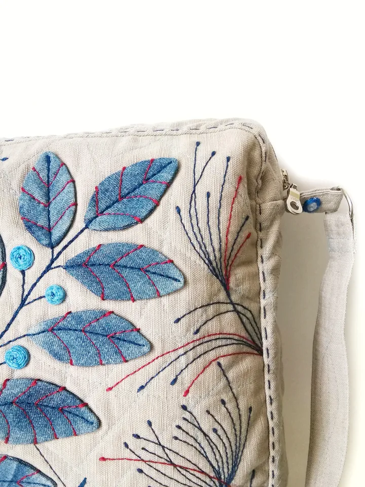Boho Chic Handcrafted Large Women's Bags: Unique Hand Embroidered Fabric Handbags - Stylish and Functional Accessories! FREE SHIPPING!