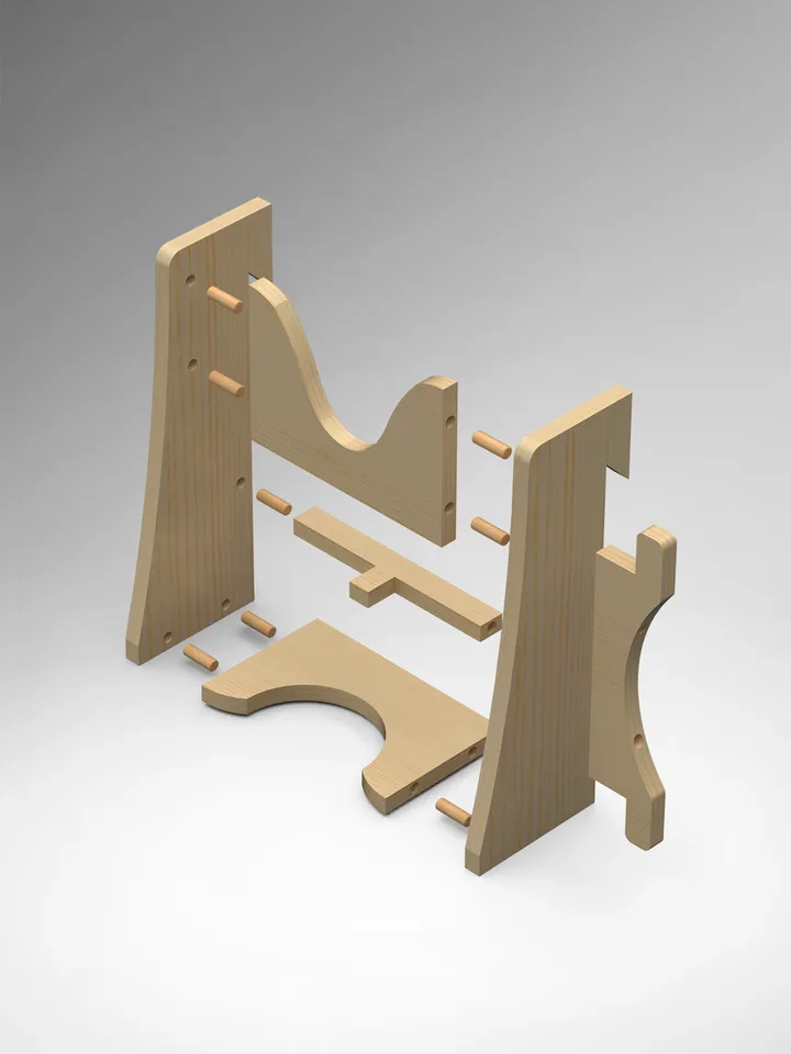 Angle Grinder Rack Plans (PDF, SVG) for Workshop – DIY French Cleat Storage System