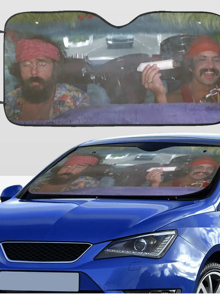 Cheech and Chong Car Sun Shade