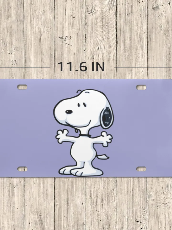 Snoopy License Plate