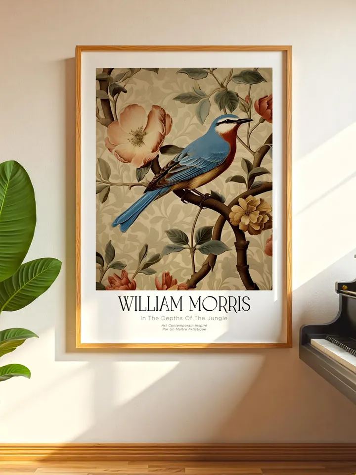 William Morris Wall Art, Vintage Botanical Print, Floral Poster Arts Decor, Digital Download, William Morris Print Digital Download AA3