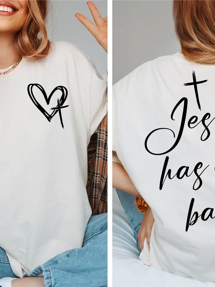 Jesus has my back Front and back svg PNG file, digital download, instant download, digital design, sublimation, svg files