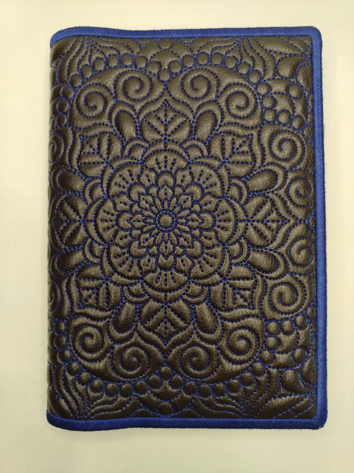ITH Mandala Cover for Book embroidery design