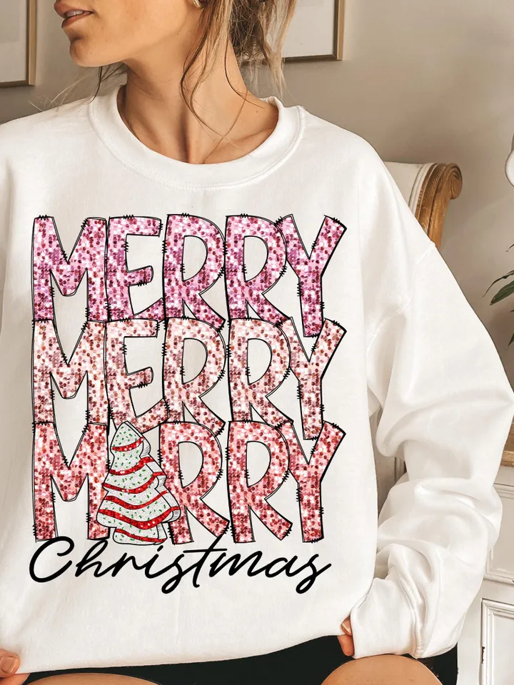 Merry merry merry christmas faux Sequin png,glitter christmas png,christmas cake faux sequin png,Faux Glitter Christmas Png Sublimation