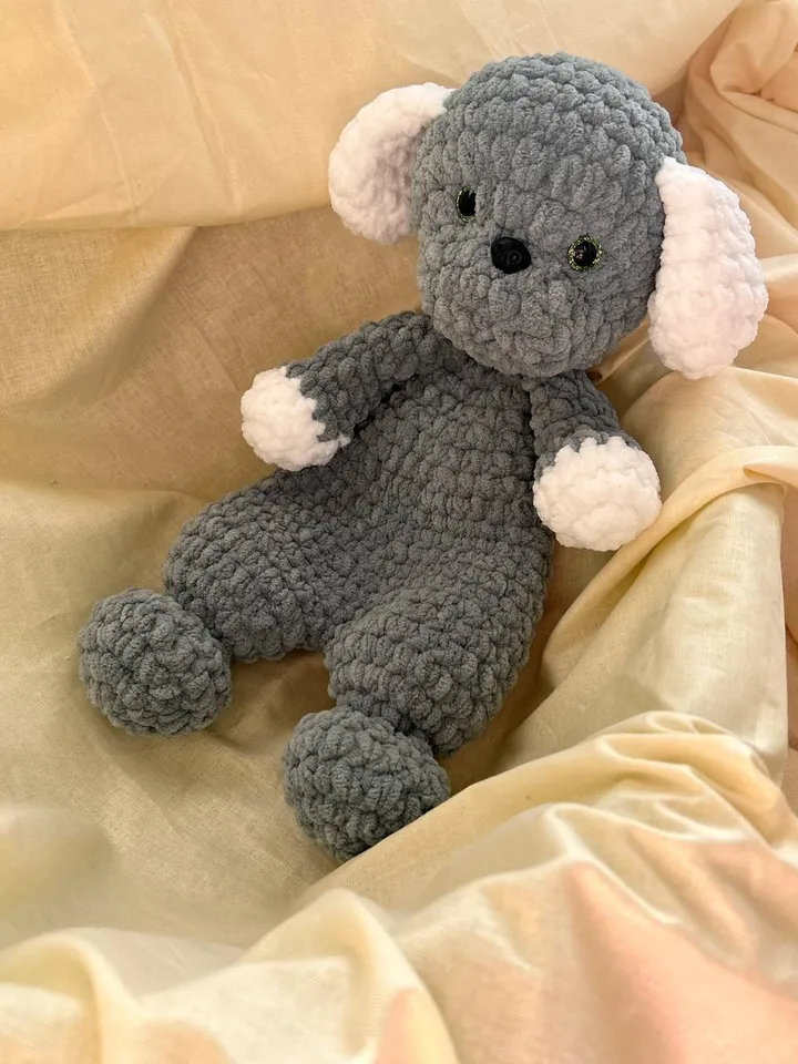 Crochet puppy snuggler pattern Amigurumi puppy lovey pattern
