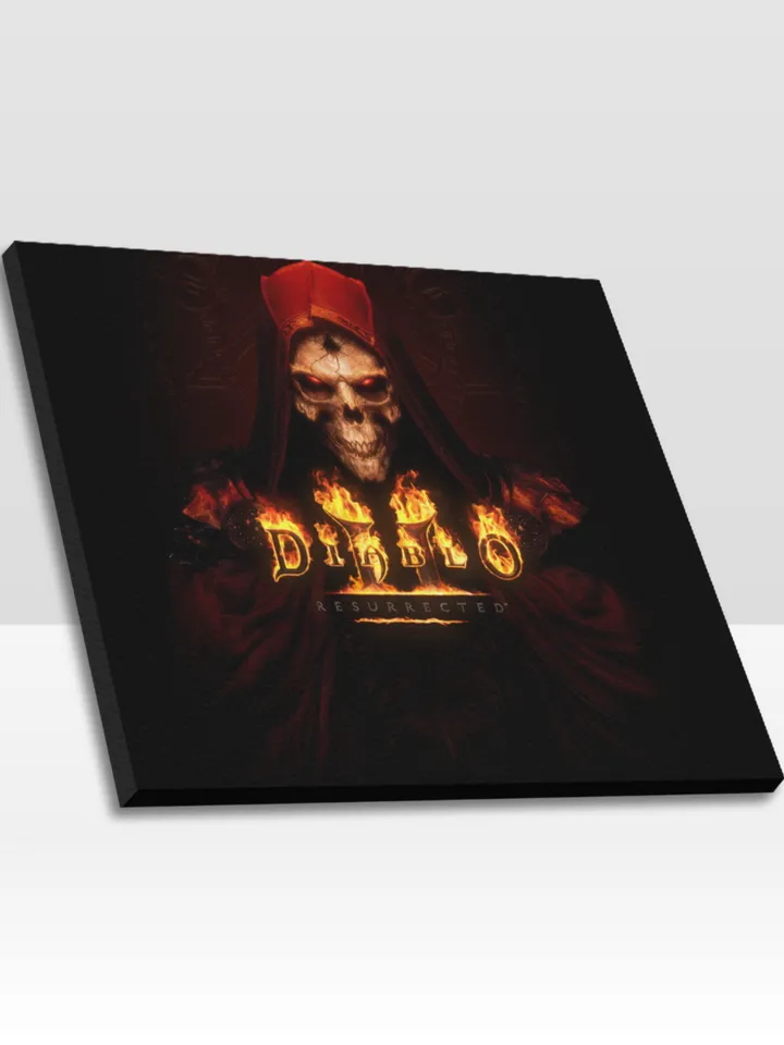 Diablo 2 Resurrected Frame Canvas Print, Wall Art Home Decor Poster