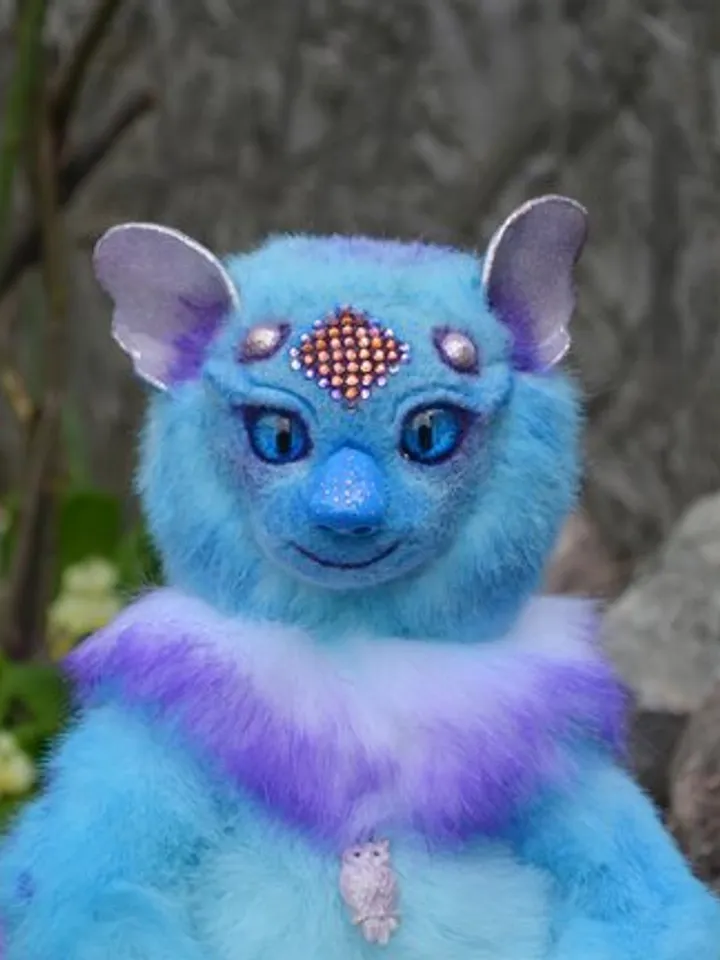 Blue monster.