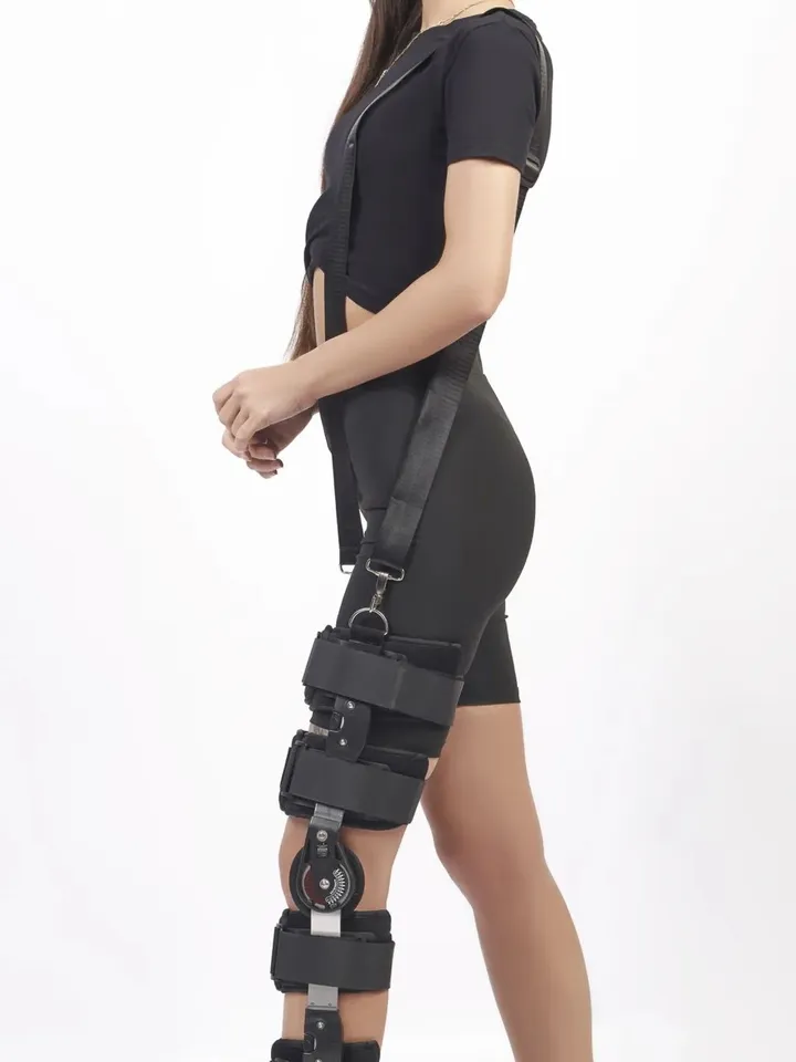 Knee Orthosis With Hinges Orthopedic Knee Bandage