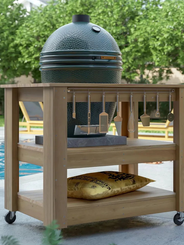 DIY Big Green Egg Compact Table Plans, PDF